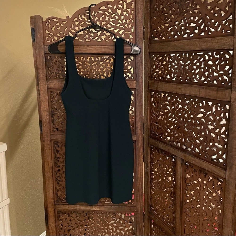 Bec + Bridge Margaux Hunter Green Mini Dress - Picture 4 of 4